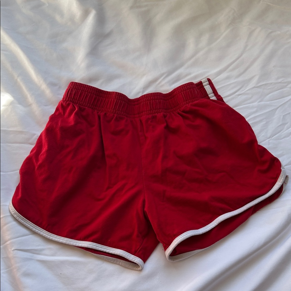 BCG Vibrant Red Shorts girls large 10/12